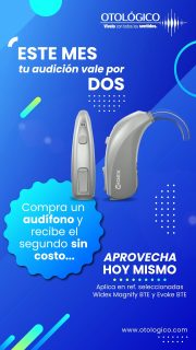 ¡Escucha el doble, paga la mitad!

✨Aprovecha nuestras promociones exclusivas durante este mes en tecnología Widex:

💙 2x1 en Widex Evoke y Widex Magnify BTE.

📅 Agenda tu cita hoy mismo.

📲 WhatsApp: 333 6025390

👉 Otológico
Vive con todos los sentidos… 💙

📅 Promoción válida por tiempo limitado hasta el 31 de julio de 2026. Aplican términos y condiciones.

#Otologico #SaludAuditiva #Widex #CaliCo #ClinicaImbanaco #Promocion #AudifonosCali #CalidadDeVida #SaludCali #Fonoaudiologia