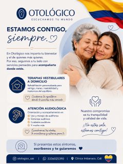 💙 Estamos contigo, siempre.
En Otológico sabemos que detrás de cada paciente hay una historia, una familia y un bienestar que nos importa. Por eso, seguimos acompañándote con terapias vestibulares a domicilio y atención audiológica, brindándote orientación sobre el uso y manejo de audífonos y ante síntomas auditivos.
Si necesitas orientación, escríbenos y te guiaremos. 🫶🏻
Porque cuidar de ti también es escucharte. 👂🏻💙
📲 333 602 5390
#Otologico #SaludAuditiva #TerapiaVestibular #Audífonos #Cali